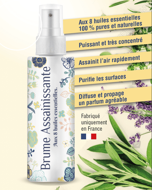 Brume Assainissante aux 8 Huiles Essentielles - Purvival