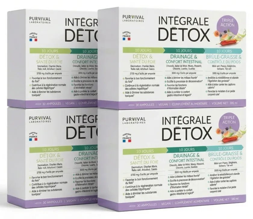 Cure Métamorphose complète — 4 coffrets d'Intégrale Détox