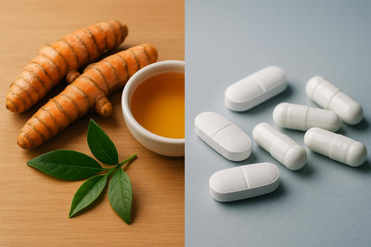 Anti-inflammatoires naturels vs synthétiques: impact sur le vieillissement