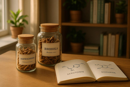 Adaptogènes et neurotransmetteurs : Comment ils régulent sérotonine et dopamine - Purvival