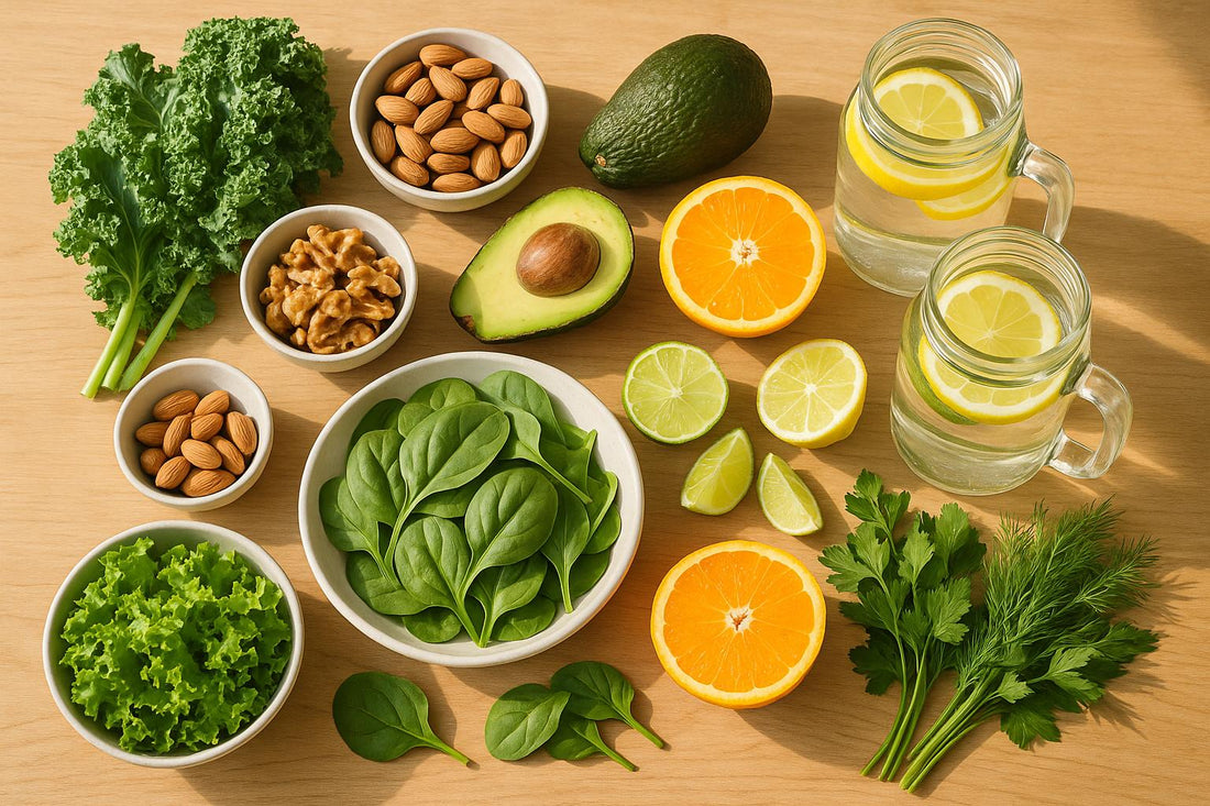 Cure détox : 7 jours de menus et liste courses - plan gratuit PDF - Purvival