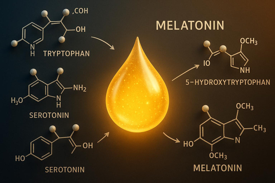 Synthèse de la mélatonine : étapes et interactions biochimiques - Purvival