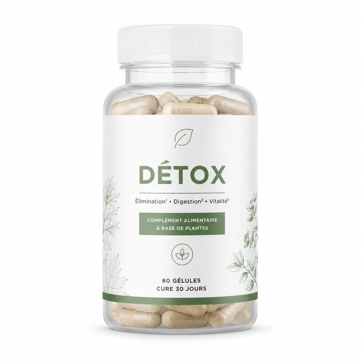 Compléments « détox » classiques sous-dosés