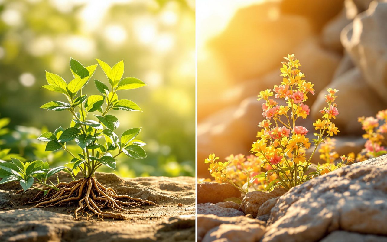 Ashwagandha vs Rhodiola: Stress et Anxiété