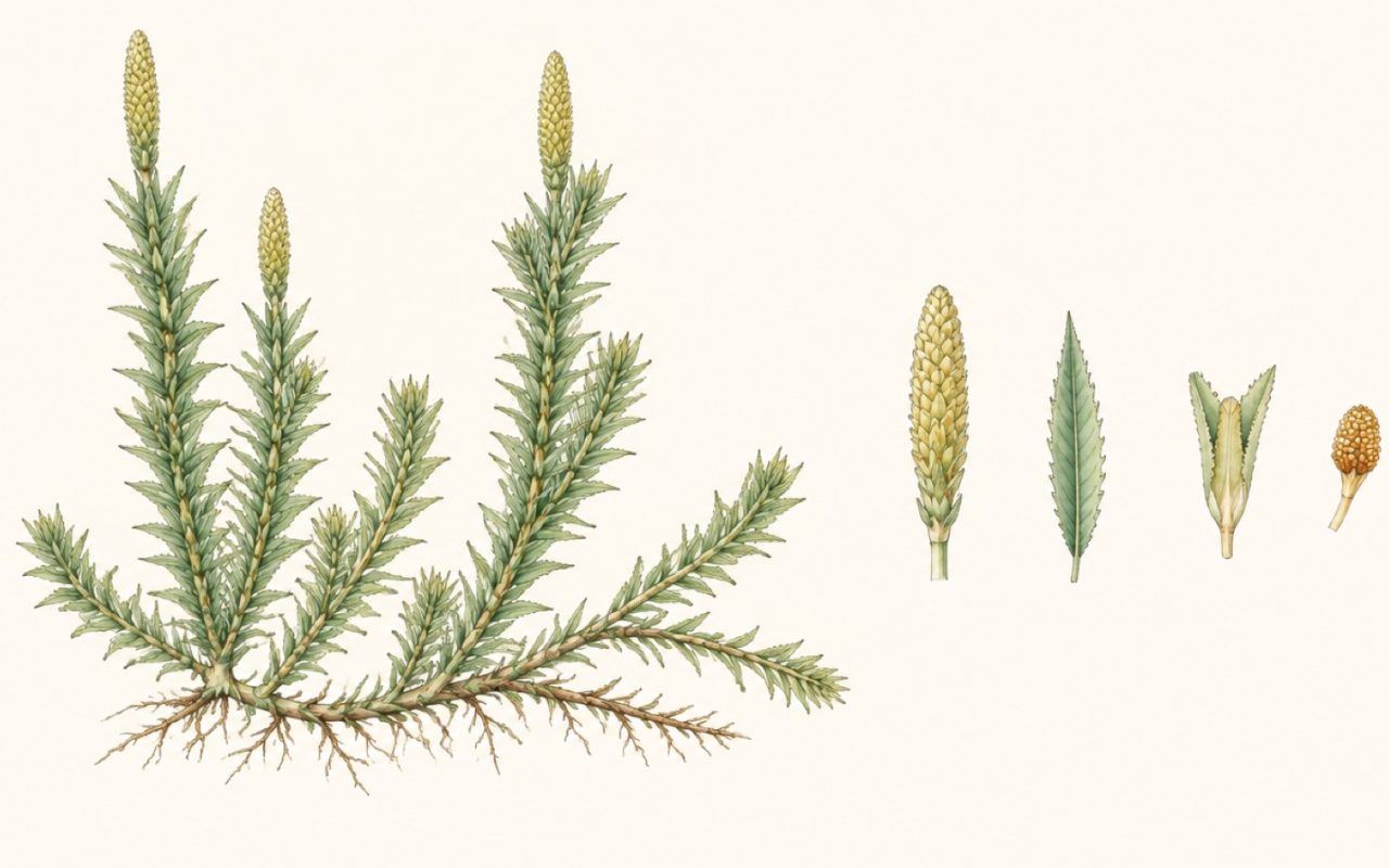 Illustration : Huperzia serrata