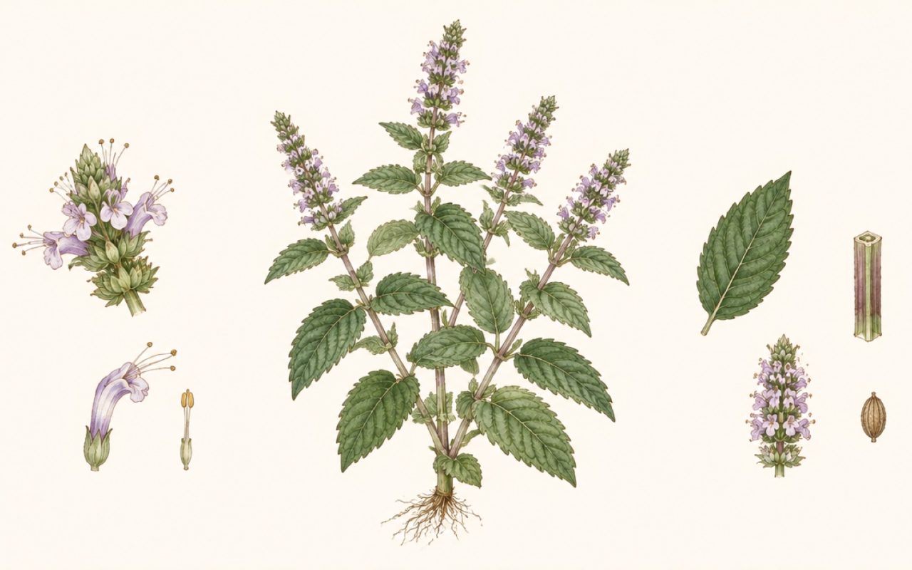 Illustration : Menthe poivrée