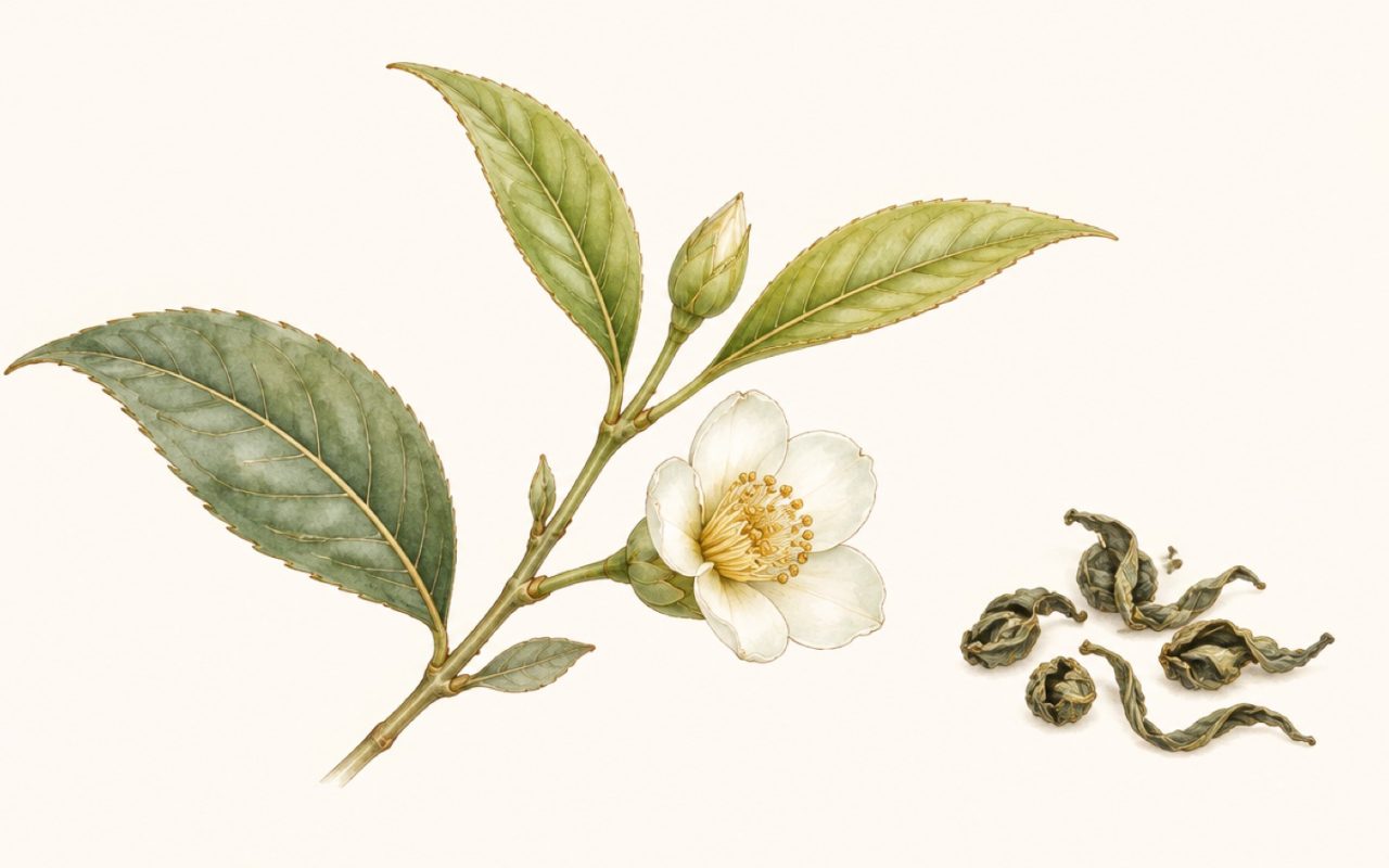 Illustration : Thé vert